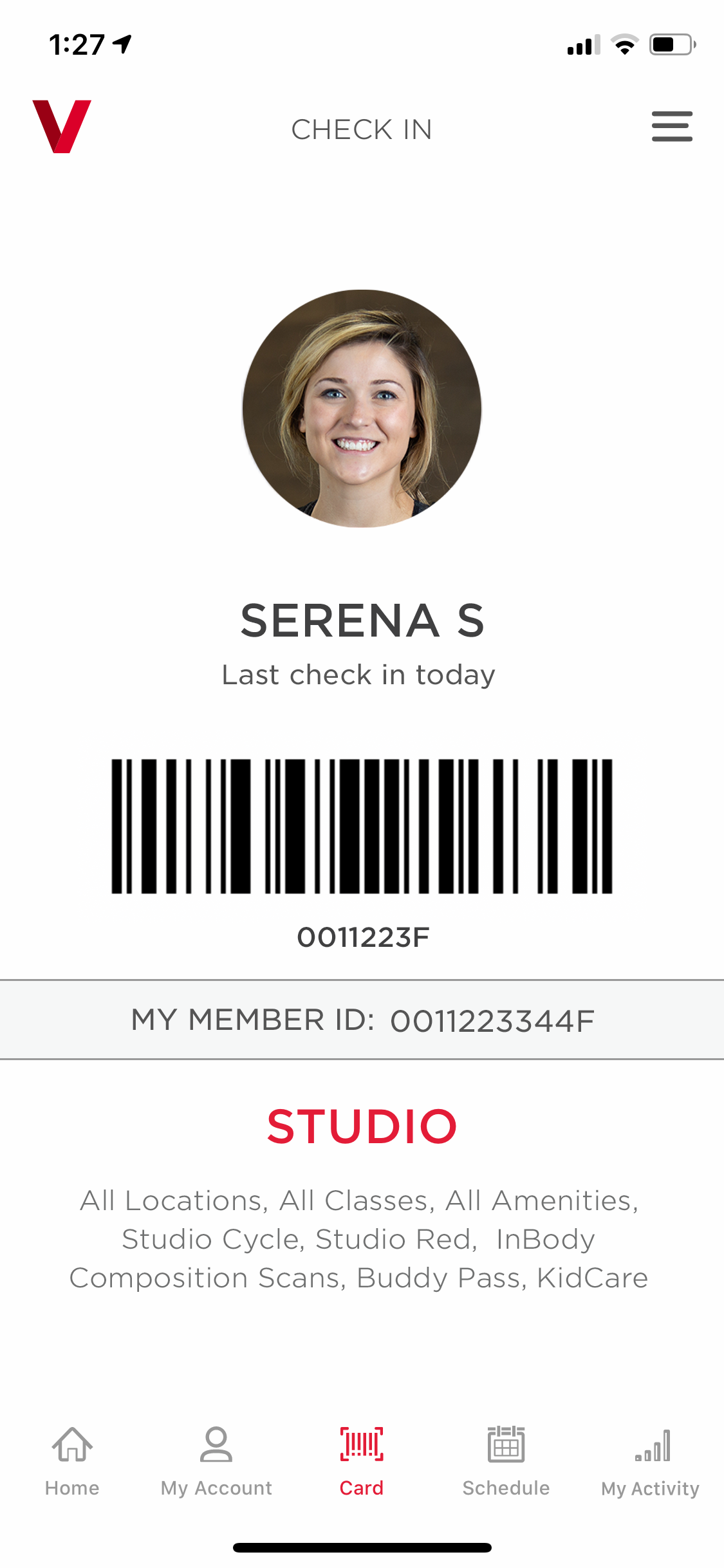 Member barcode